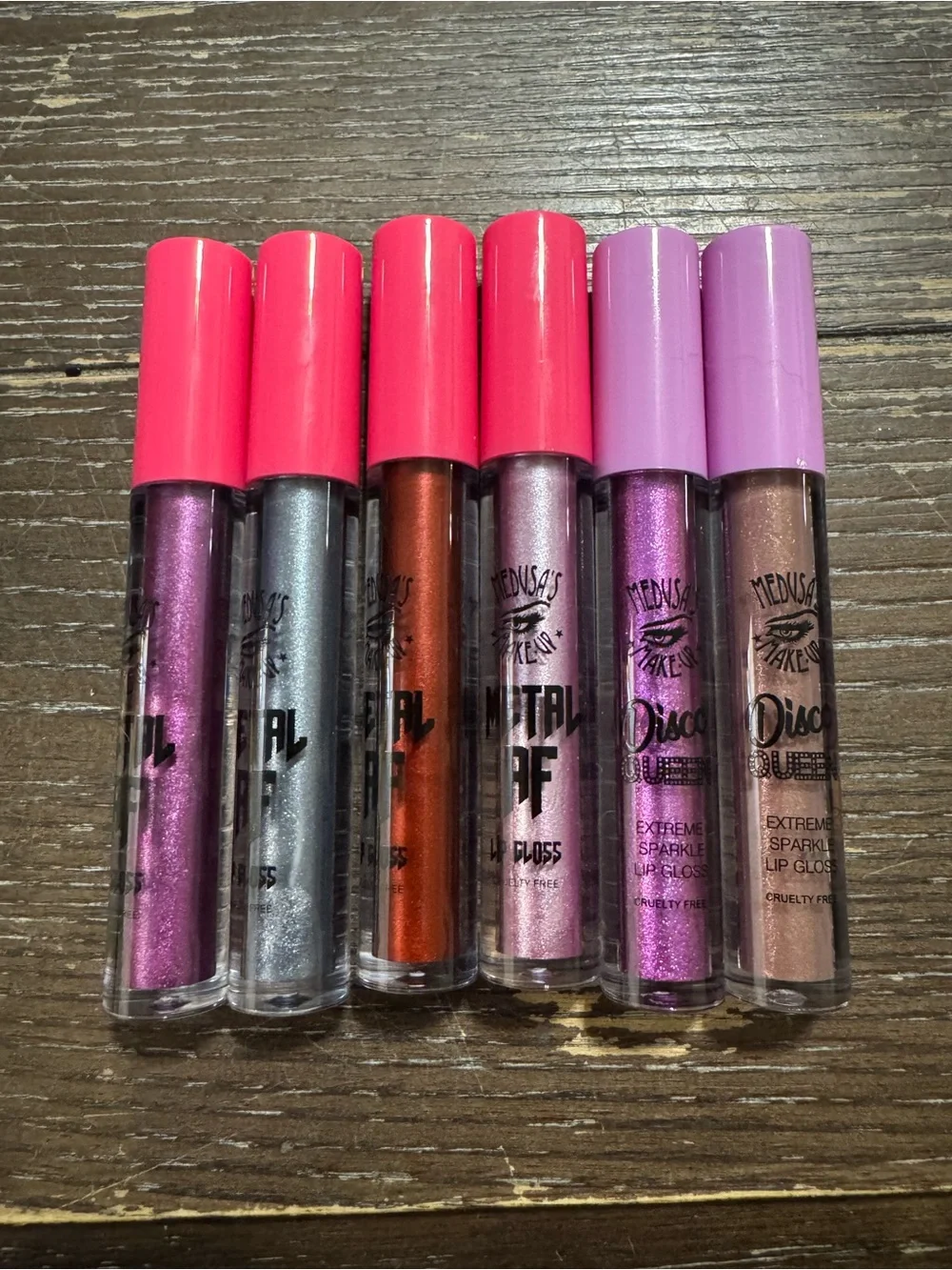 Medusa Metallic & Disco Glitter Lip Gloss Bundle
